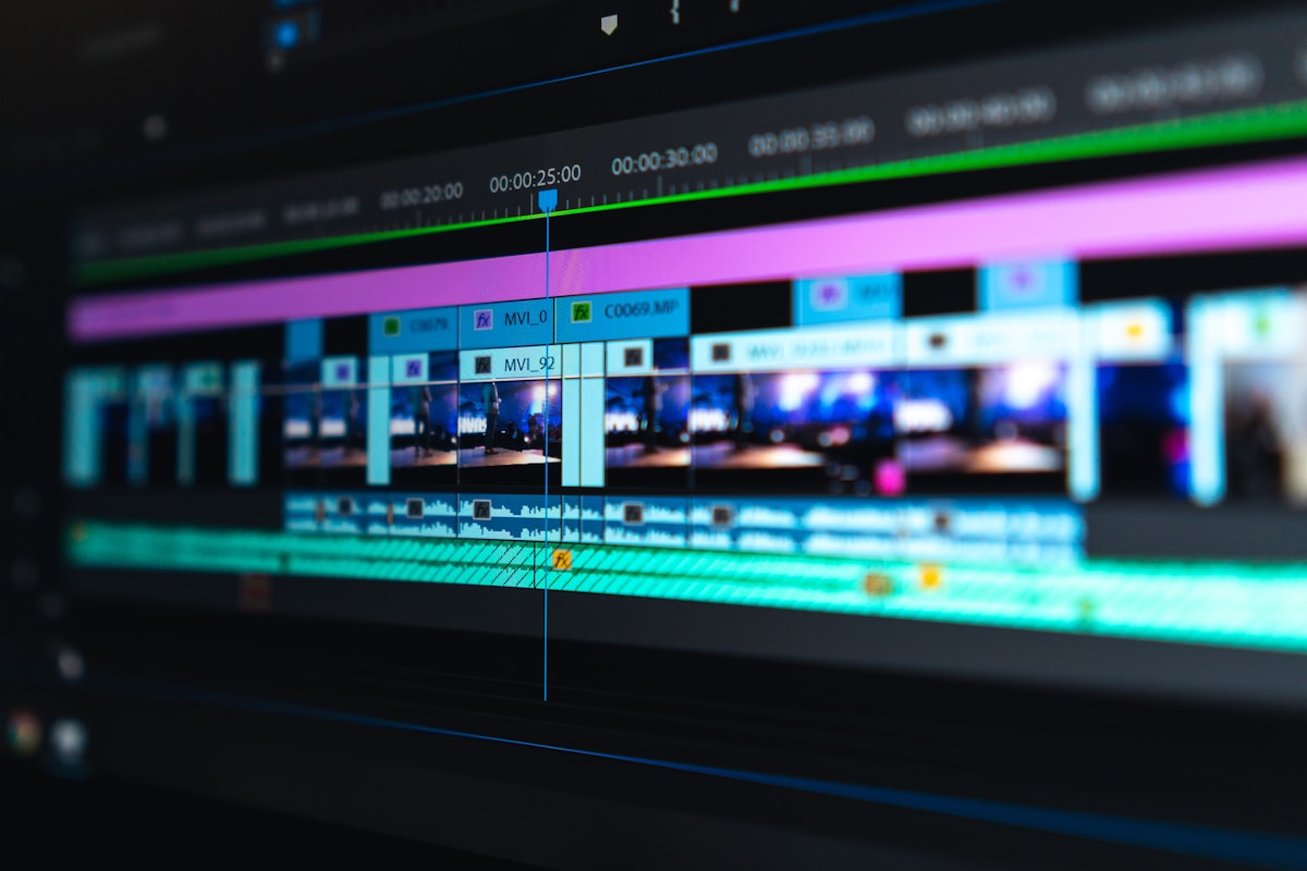 Cinematic camera in motion